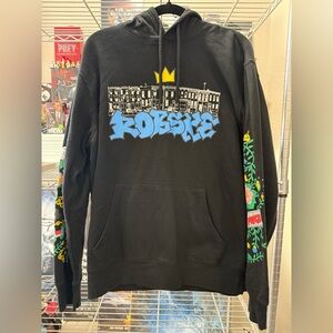 Roberto Lugo All Gender Lugo Floral Print Hoodie Men's Size M